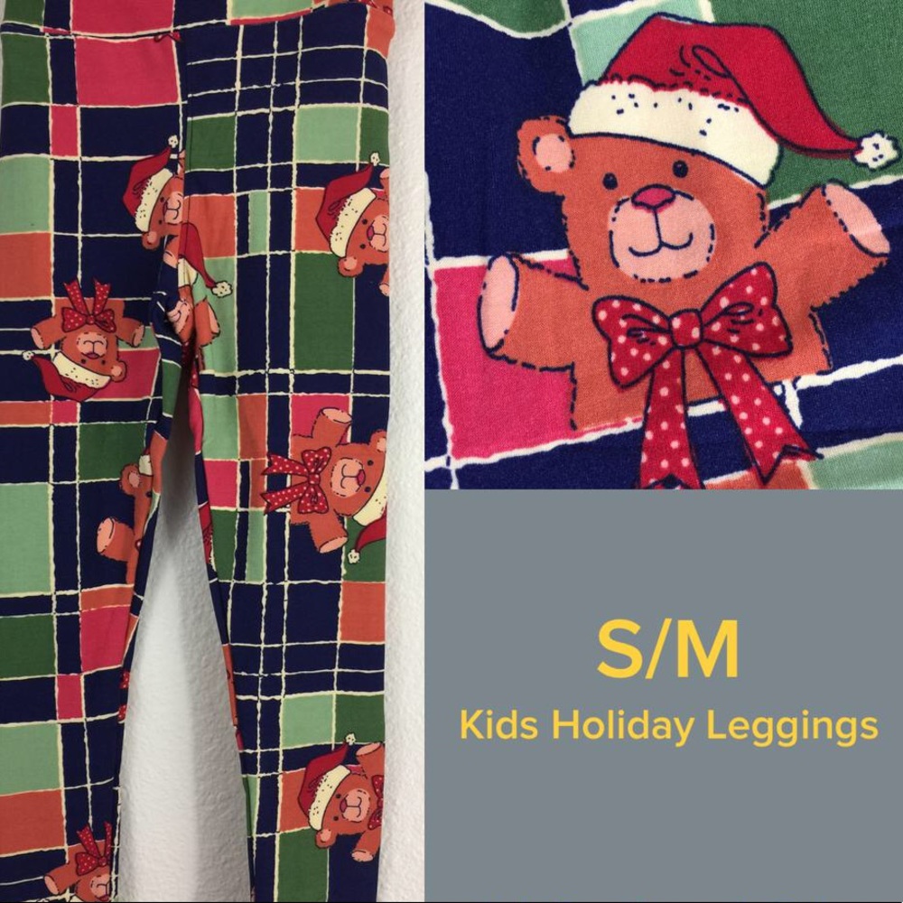 NWT LuLaRoe Kid S/M Christmas Legging